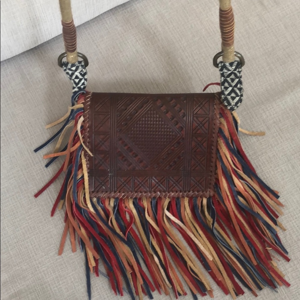 Free People Vintage Leather Crossbody